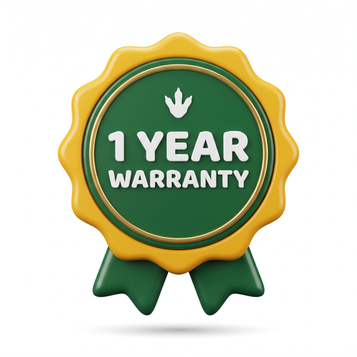 1 Year Warranty