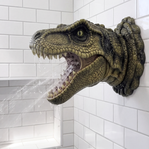 Nightsaurus Rexsplash – T-Rex Shower Head