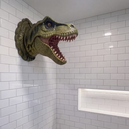 Nightsaurus Rexsplash – T-Rex Shower Head