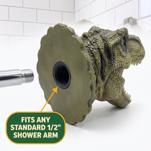 Nightsaurus Rexsplash – T-Rex Shower Head